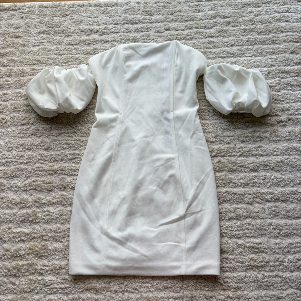 Fashion Nova White Mini Dress